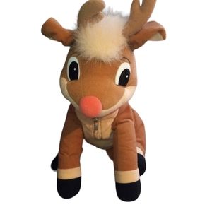 Rudolph the Red‎ Nosed Reindeer Pajama Bag 12" 1999 Heartland Apparel plush